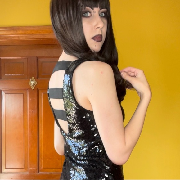 Black Sequin Dress - Picture 11 of 16
